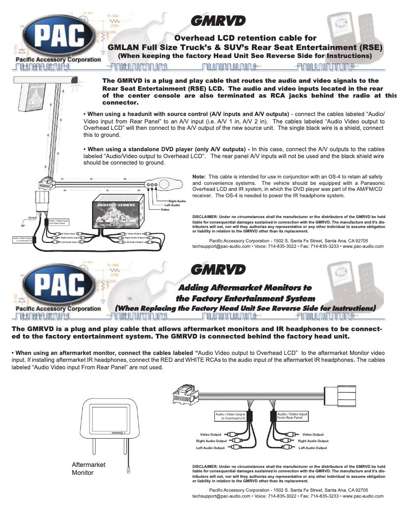 Page n°1 - Manuel utilisateur PAC GMRVD
