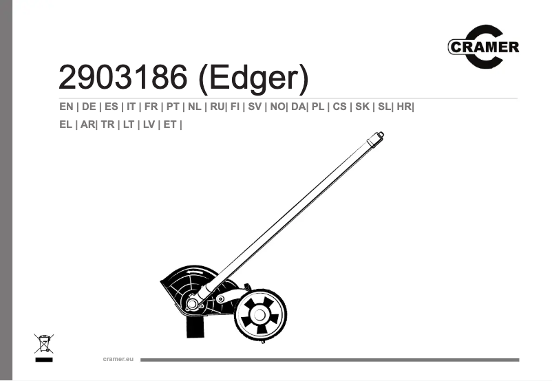 Page 1 de la notice Manuel utilisateur Cramer A82TXE