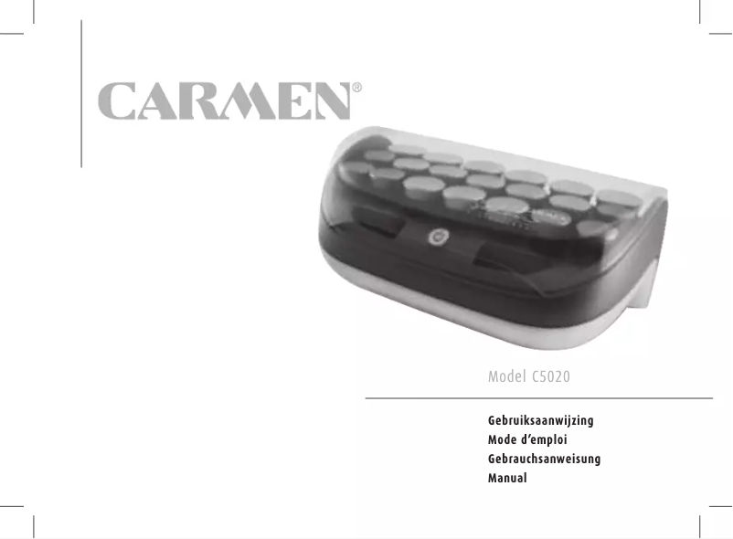 Page 1 de la notice Manuel utilisateur Carmen Salon Professional C5020
