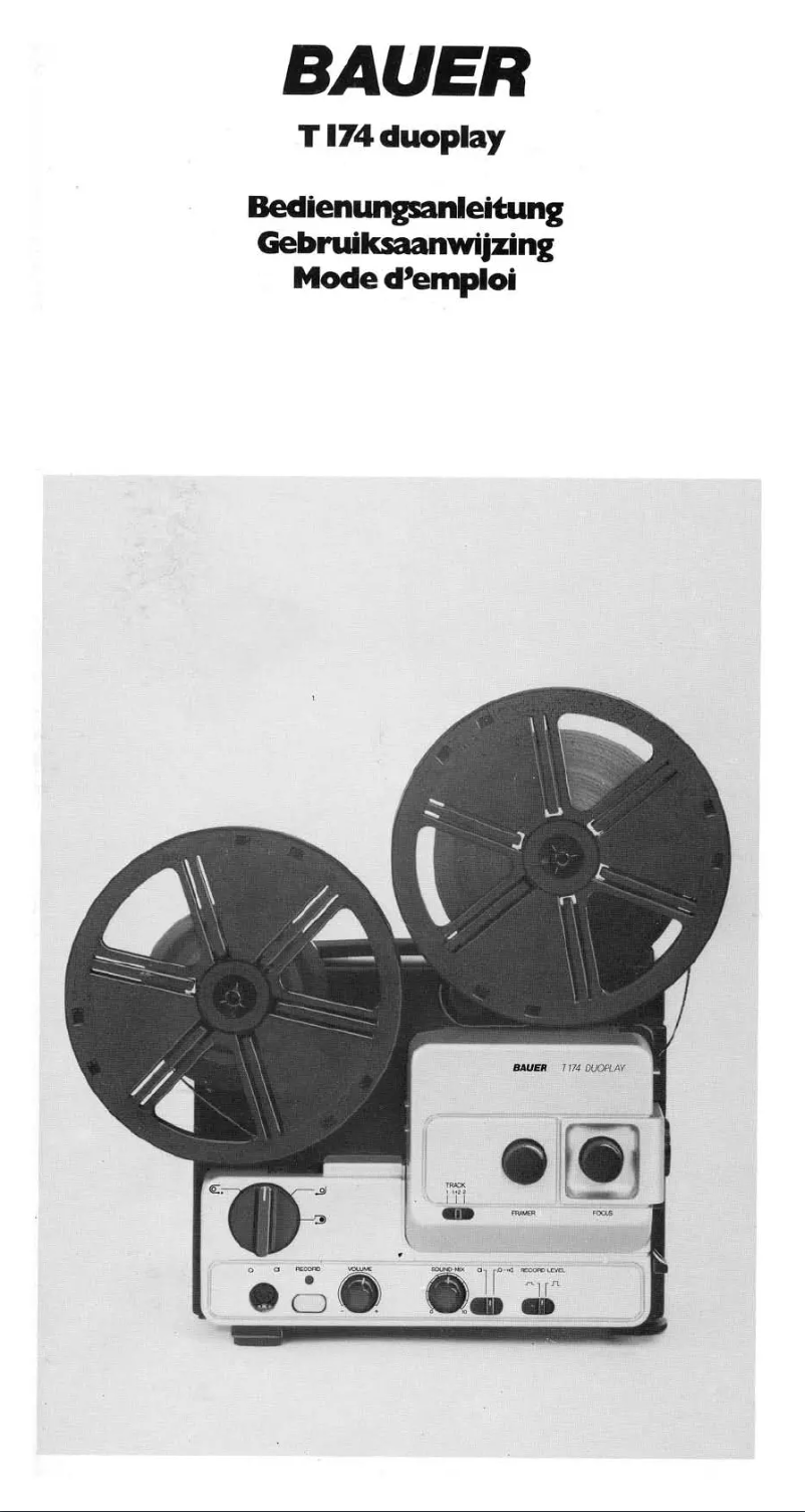 Image de la première page du manuel de l'appareil T174 Duoplay