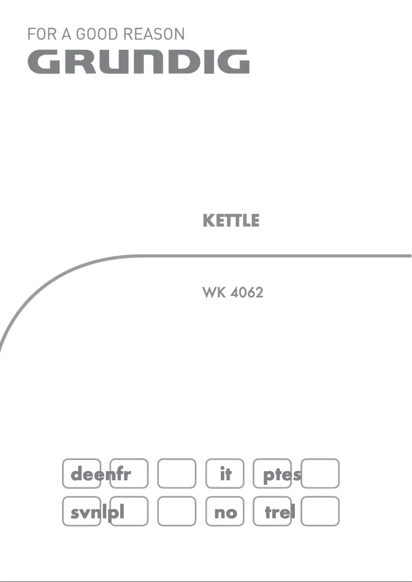 Page 1 de la notice Manuel utilisateur Grundig WK 4062