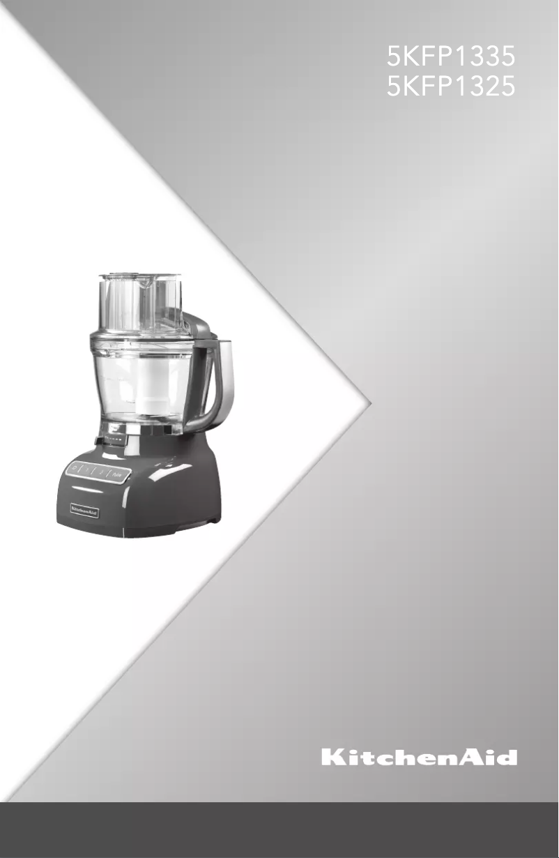 Page n°1 - Manuel utilisateur KitchenAid 5KFP1325
