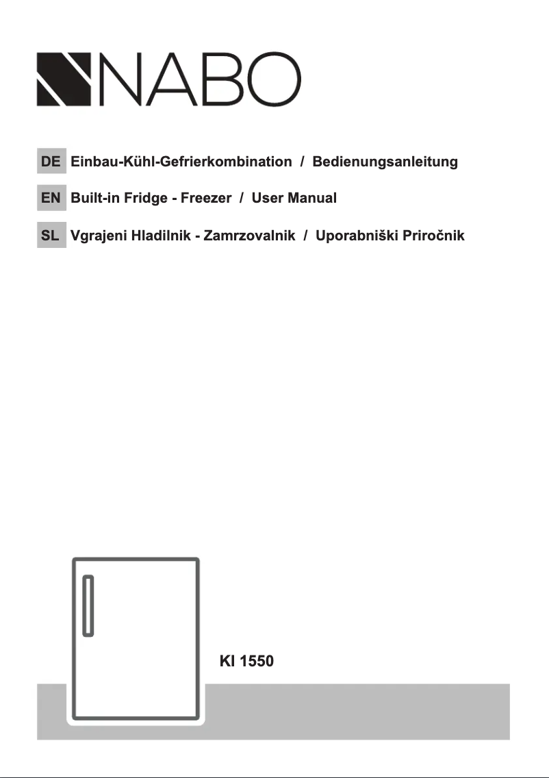 Page n°1 - Manuel utilisateur Nabo KI 1550