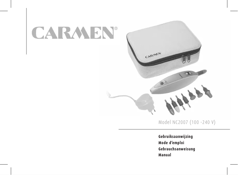 Page 1 de la notice Manuel utilisateur Carmen NC2007