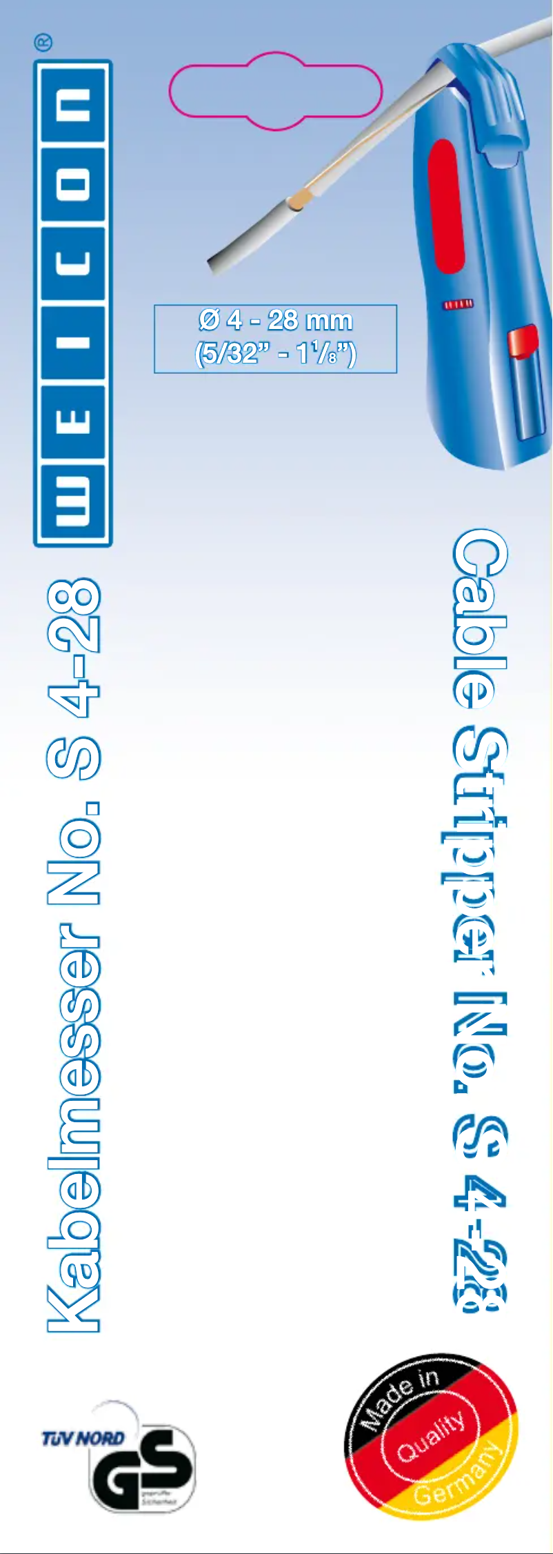 Page 1 de la notice Manuel utilisateur WEICON S 4-28