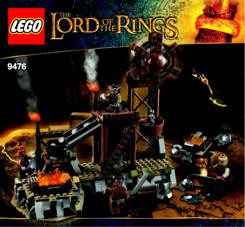 Page 1 de la notice Manuel utilisateur Lego The Orc Forge