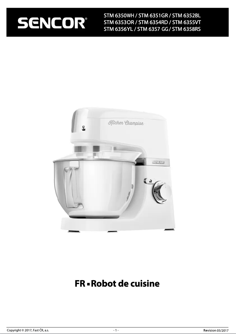 Página 1 del manual Manual de usuario Sencor STM 6351GR