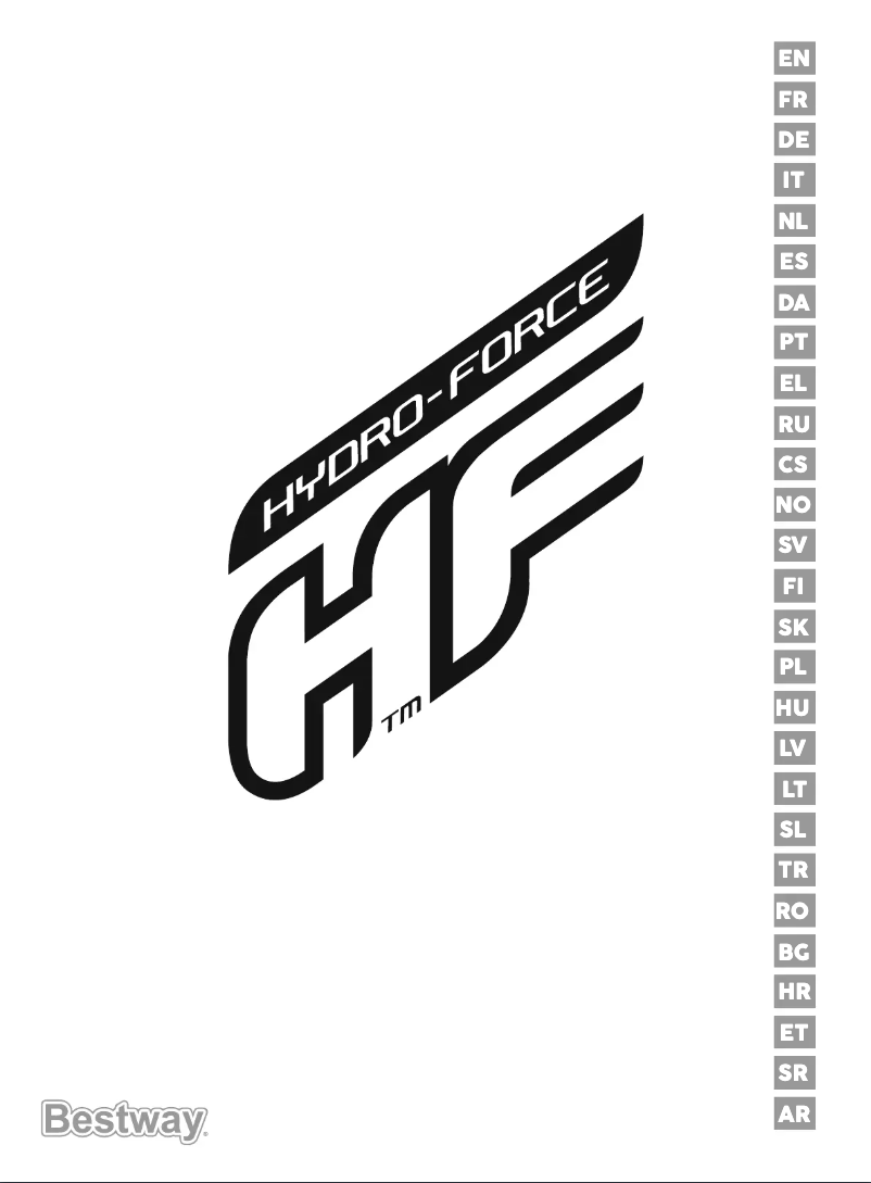 Imagen de la primera página del manual del dispositivo Hydro-Force 65377