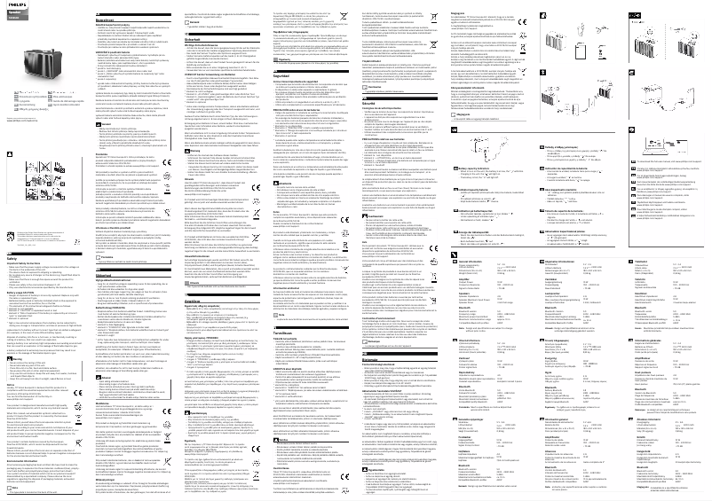 Page n°1 - Guide de démarrage rapide Philips TAVS500