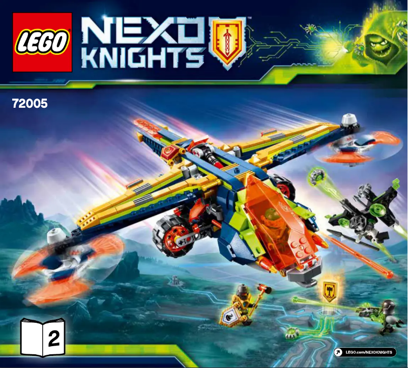 Image de la première page du manuel de l'appareil Nexo Knights 72005
