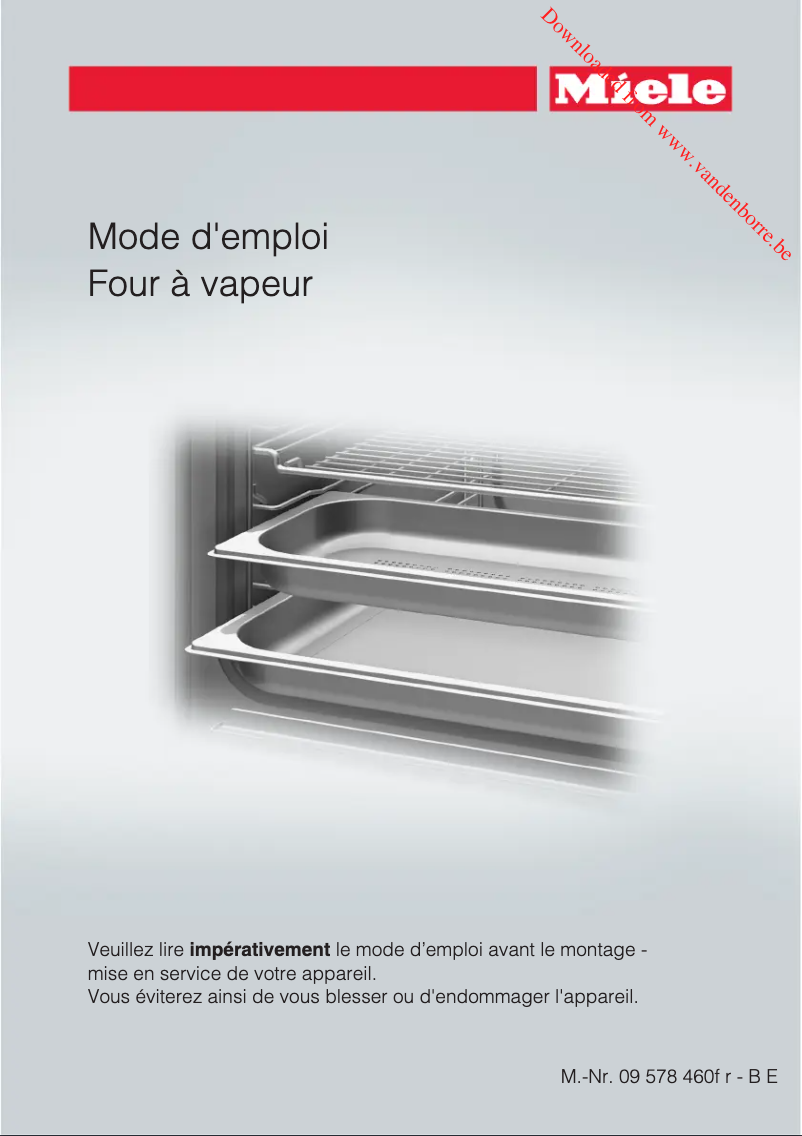 Image de la première page du manuel de l'appareil DG 6010
