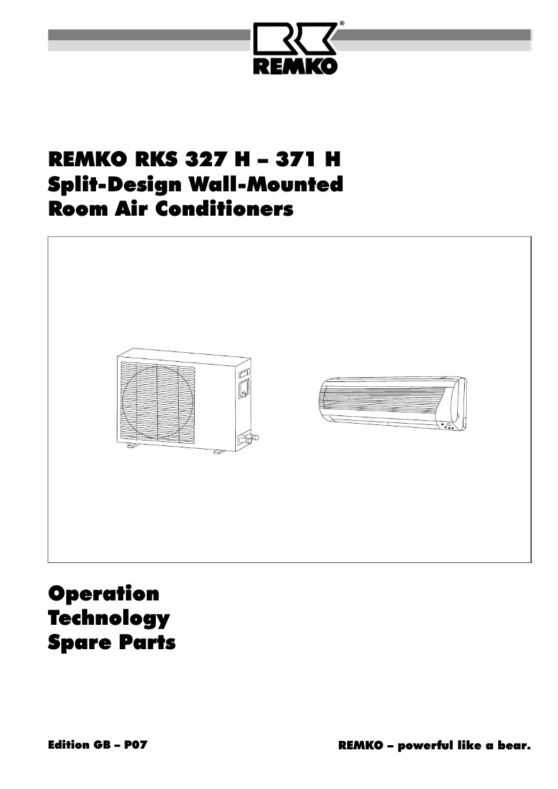 Page 1 de la notice Manuel utilisateur Remko RKS371H
