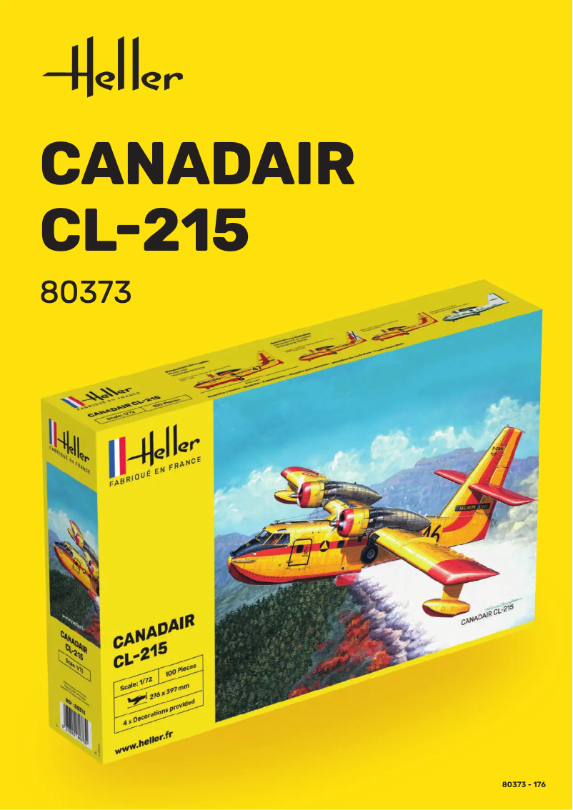Page n°1 - Manuel utilisateur Heller Canadair CL-215 80373