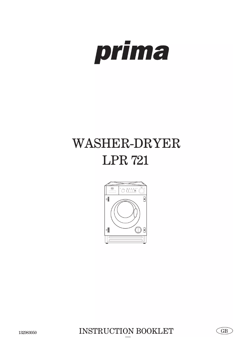 Page 1 de la notice Manuel utilisateur Prima LPR721