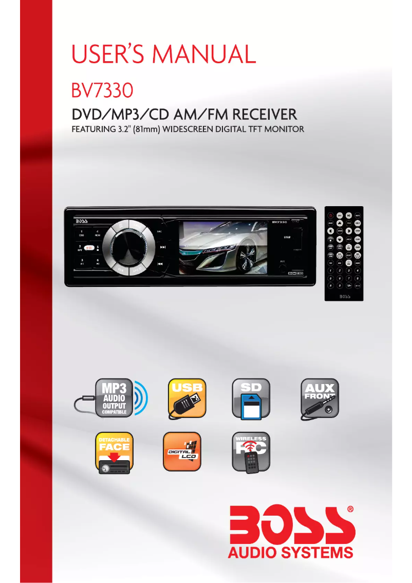 Page n°1 - Manuel utilisateur Boss BV7330