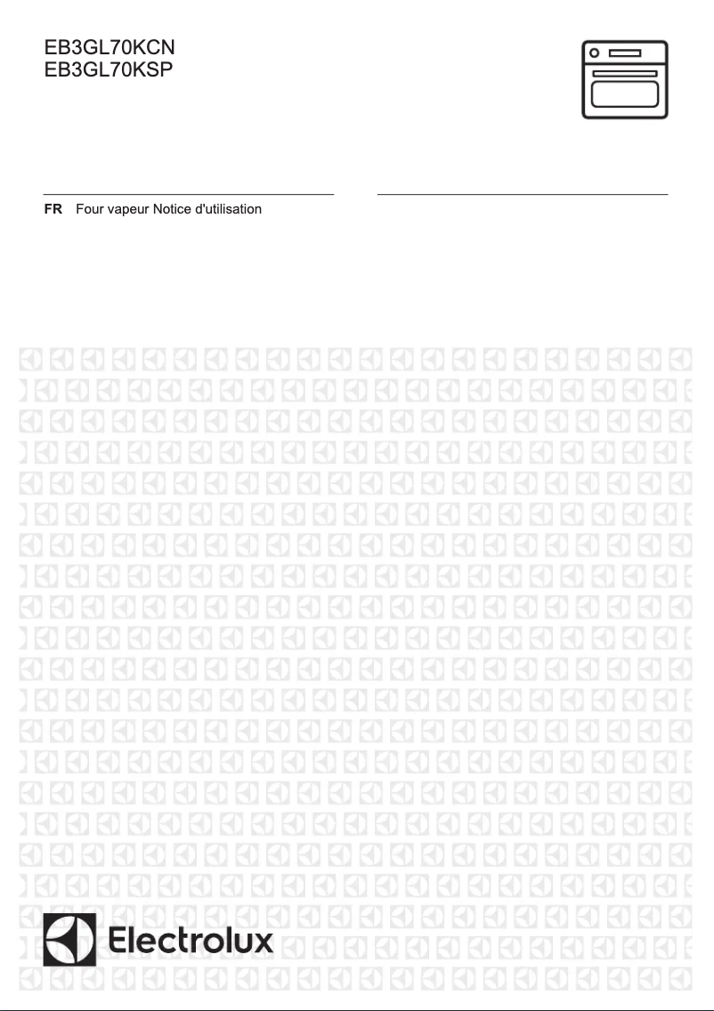 Page n°1 - Manuel utilisateur Electrolux EB3GL70KSP
