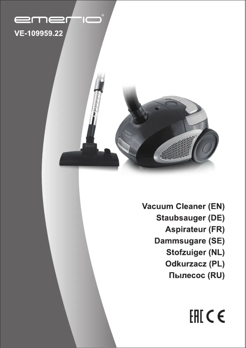 Page n°1 - Manuel utilisateur Emerio VE-109959.22