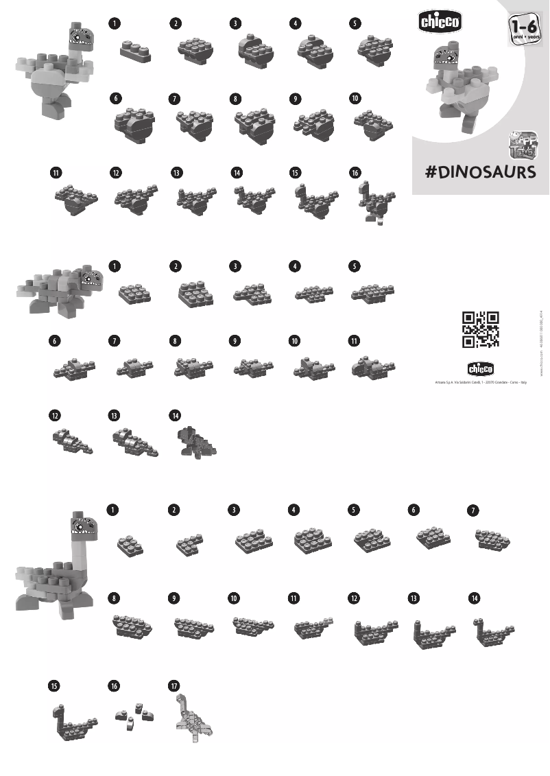 Page 1 de la notice Manuel utilisateur Chicco #DINOSAURS