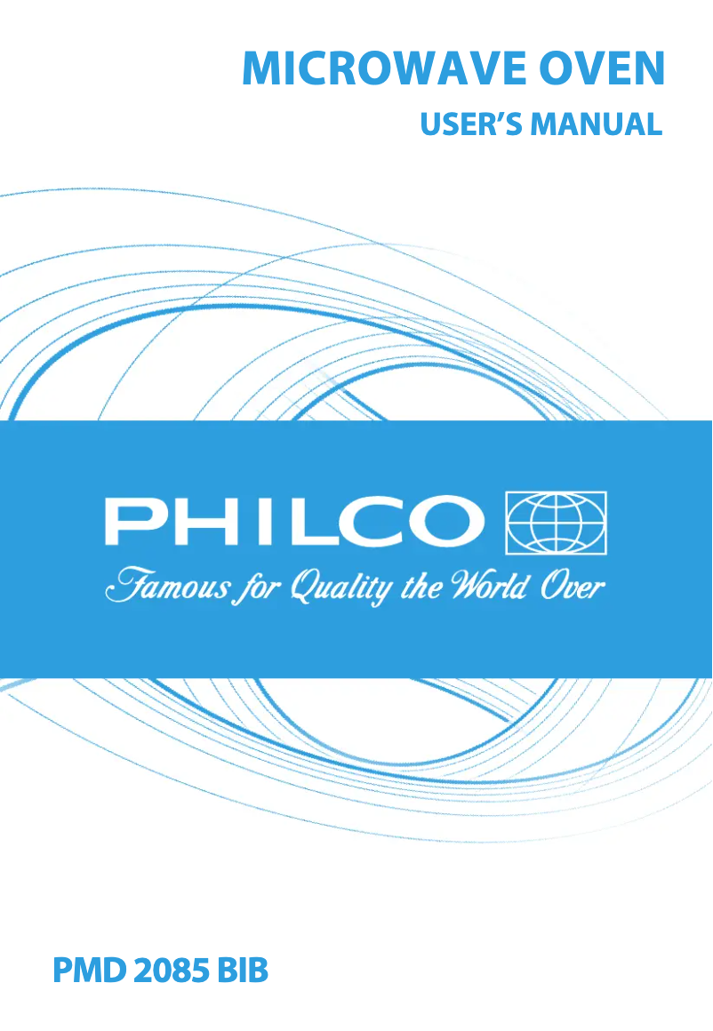 Page 1 de la notice Manuel utilisateur Philco PMD 2085 BIB