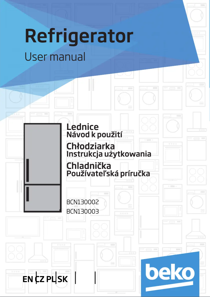 Image de la première page du manuel de l'appareil BCN130003