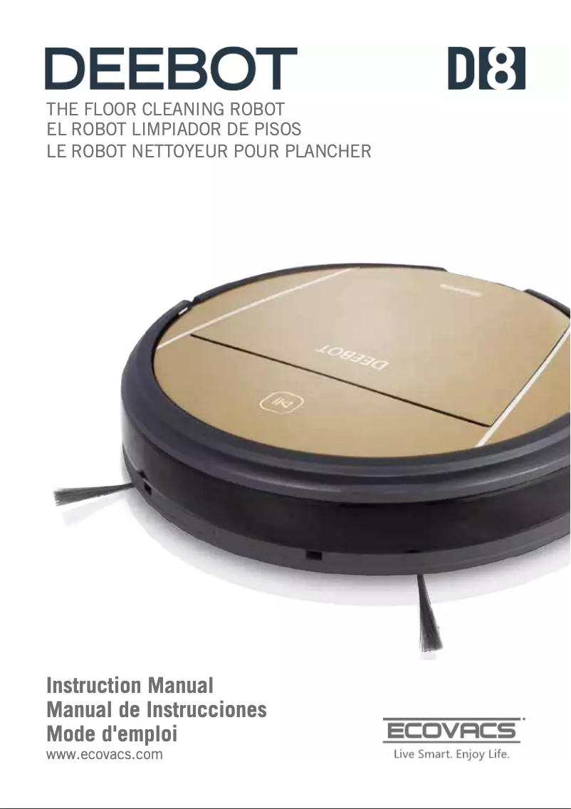 Image de la première page du manuel de l'appareil D83