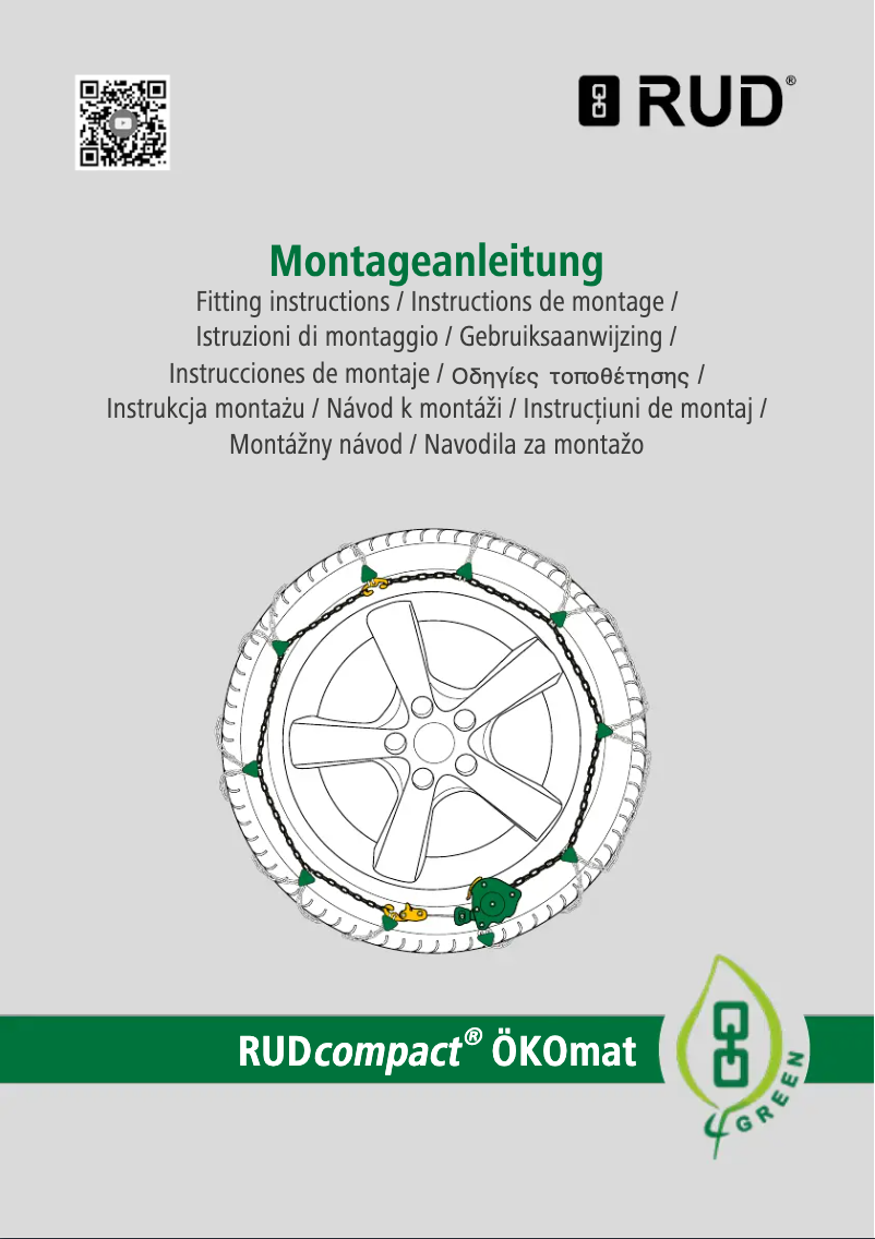 Page 1 de la notice Manuel utilisateur RUD RUDcompact ÖKOmat E120