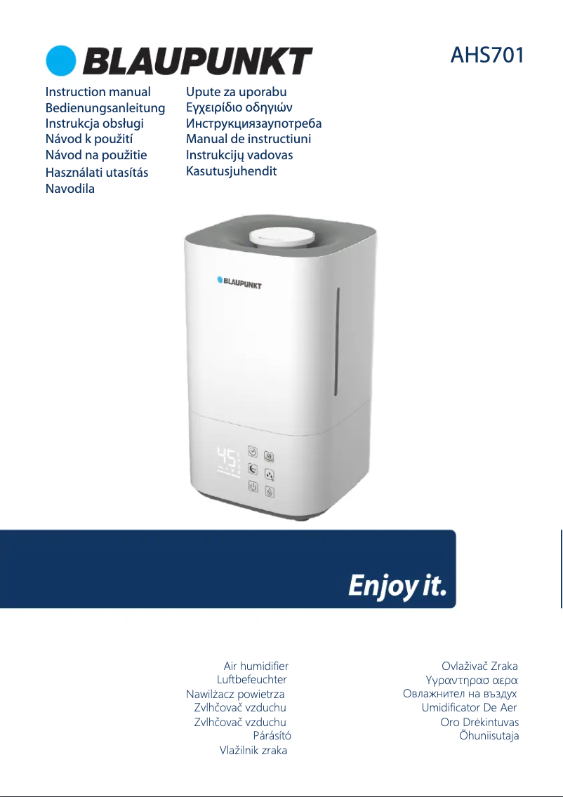 Page n°1 - Manuel utilisateur Blaupunkt AHS701