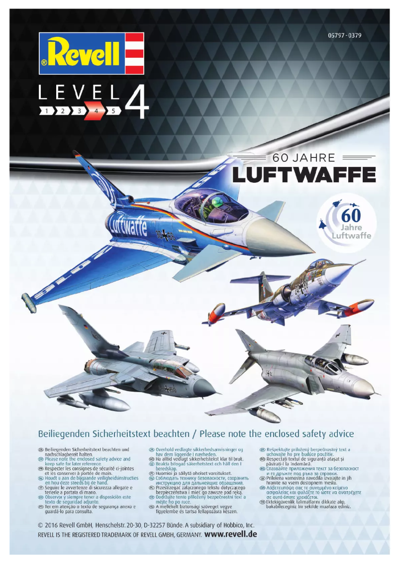 Page 1 de la notice Manuel utilisateur Revell 05797