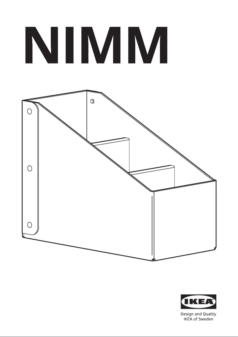 Image de la première page du manuel de l'appareil NIMM 305.200.56