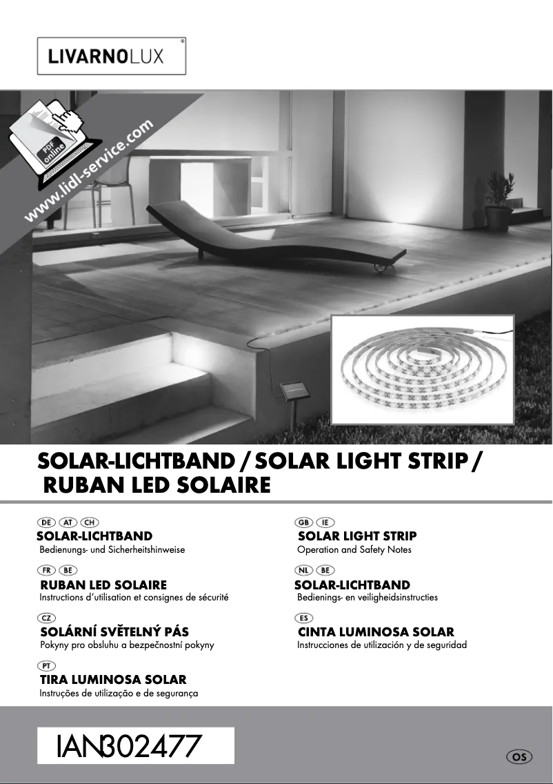 Image de la première page du manuel de l'appareil IAN 302477