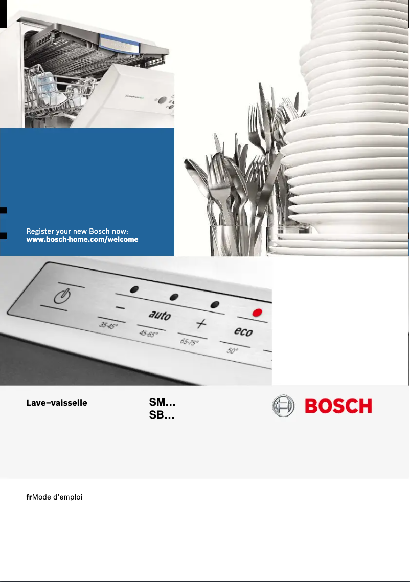 Página 1 del manual Manual de usuario Bosch SMS54M48EU
