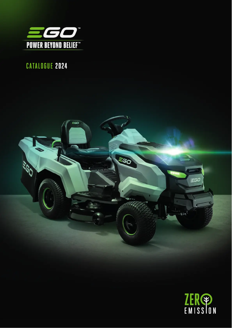 Page 1 of the manual Catalogue EGO BA5600T