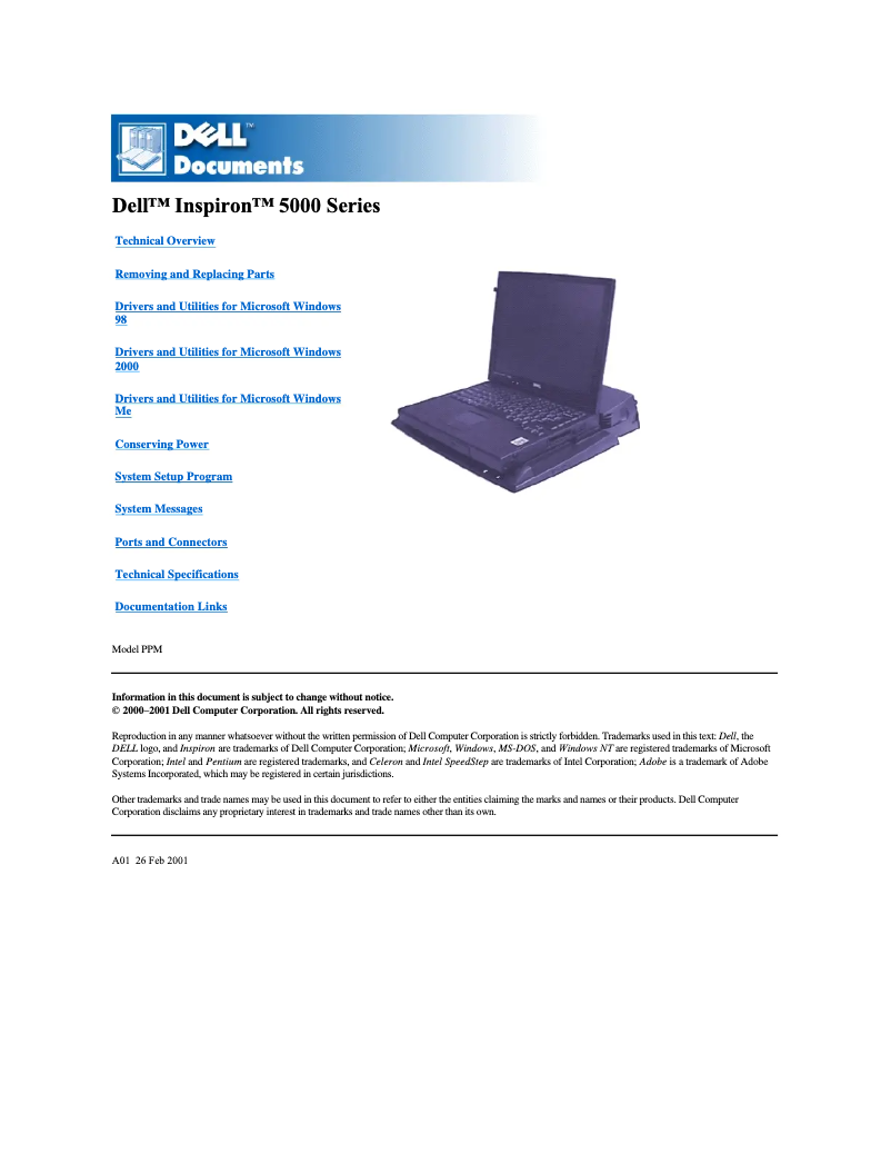 Page 1 de la notice Manuel utilisateur Dell Inspiron 5547