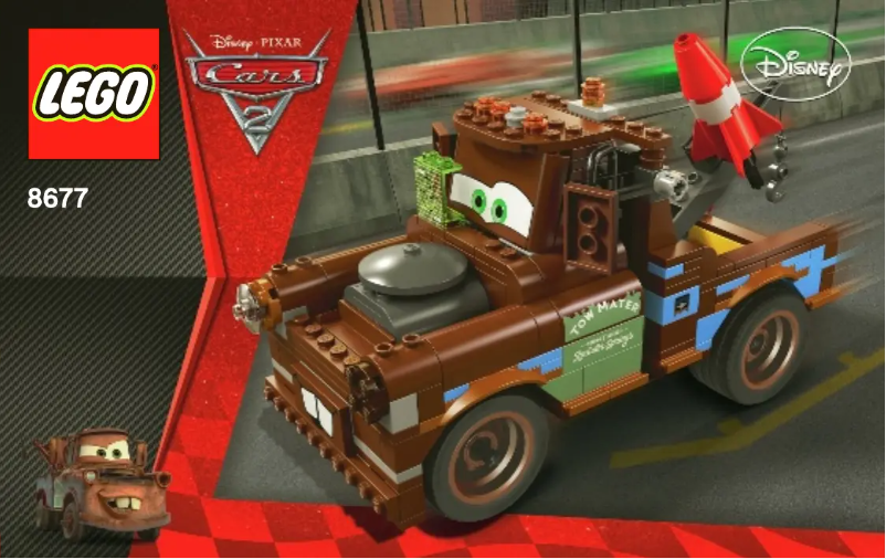 Page n°1 - Manuel utilisateur Lego Cars 8677