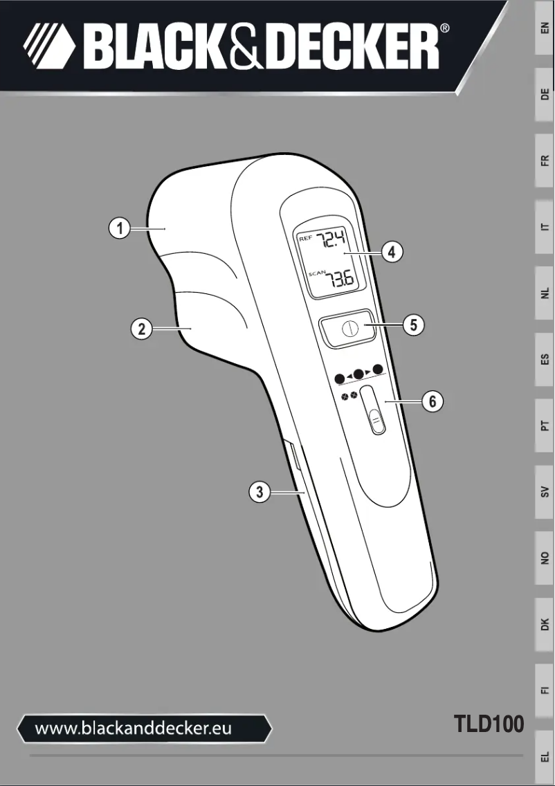 Image de la première page du manuel de l'appareil TLD100