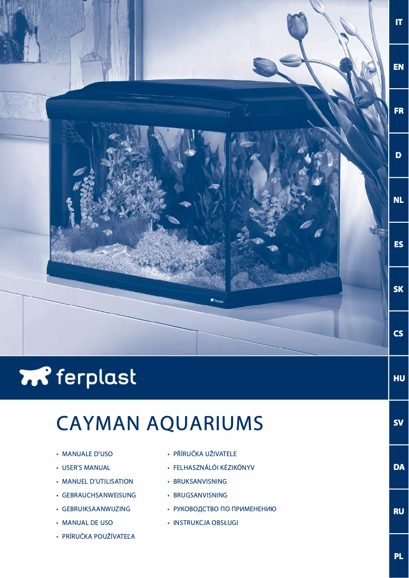 Image de la première page du manuel de l'appareil Cayman 110 Scenic