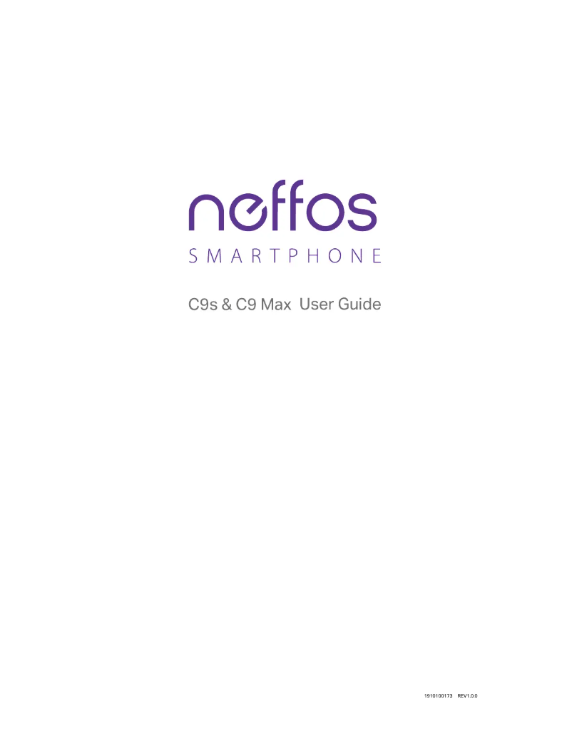 Page 1 de la notice Manuel utilisateur Neffos C9s