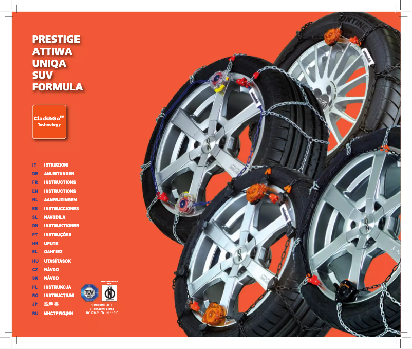 Page 1 of the manual User Manual Weissenfels SUV RTS