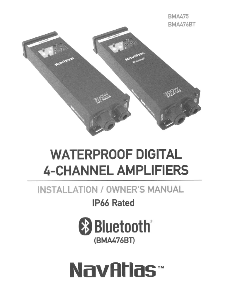 Image de la première page du manuel de l'appareil BMA476BT