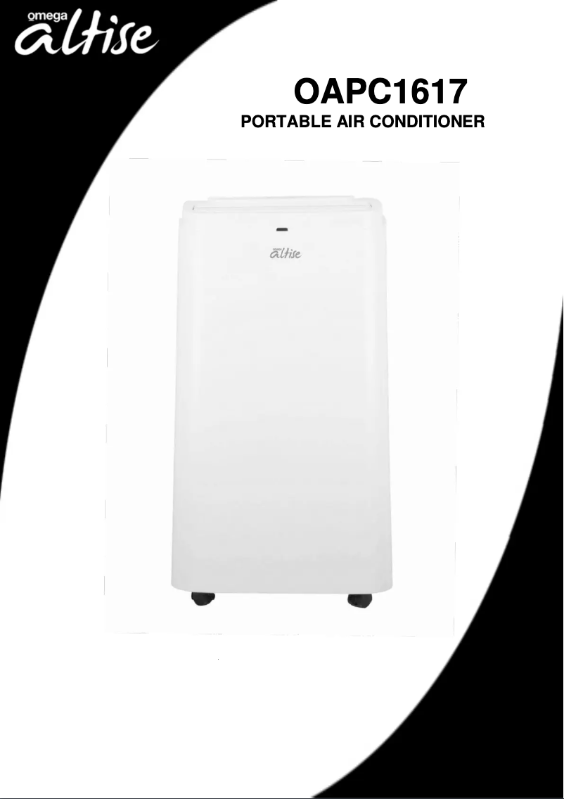 Page n°1 - Manuel utilisateur Omega Altise OAPC1617