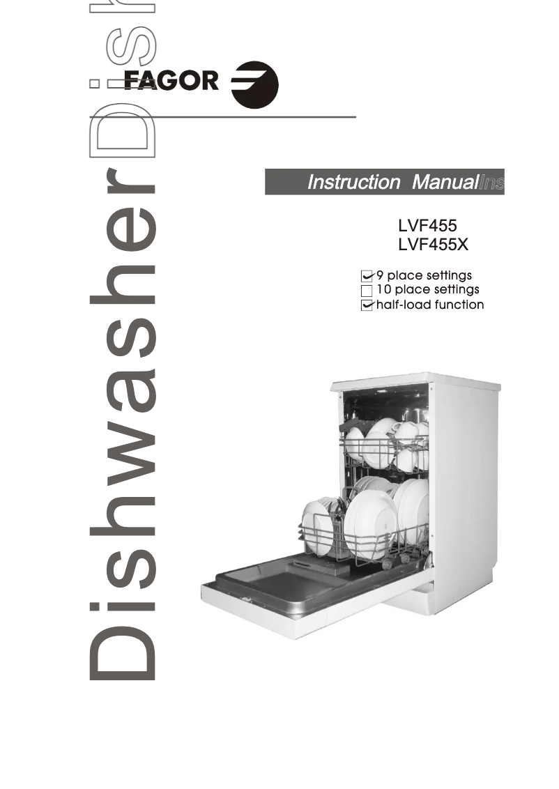 Page 1 de la notice Manuel utilisateur Fagor LVF455