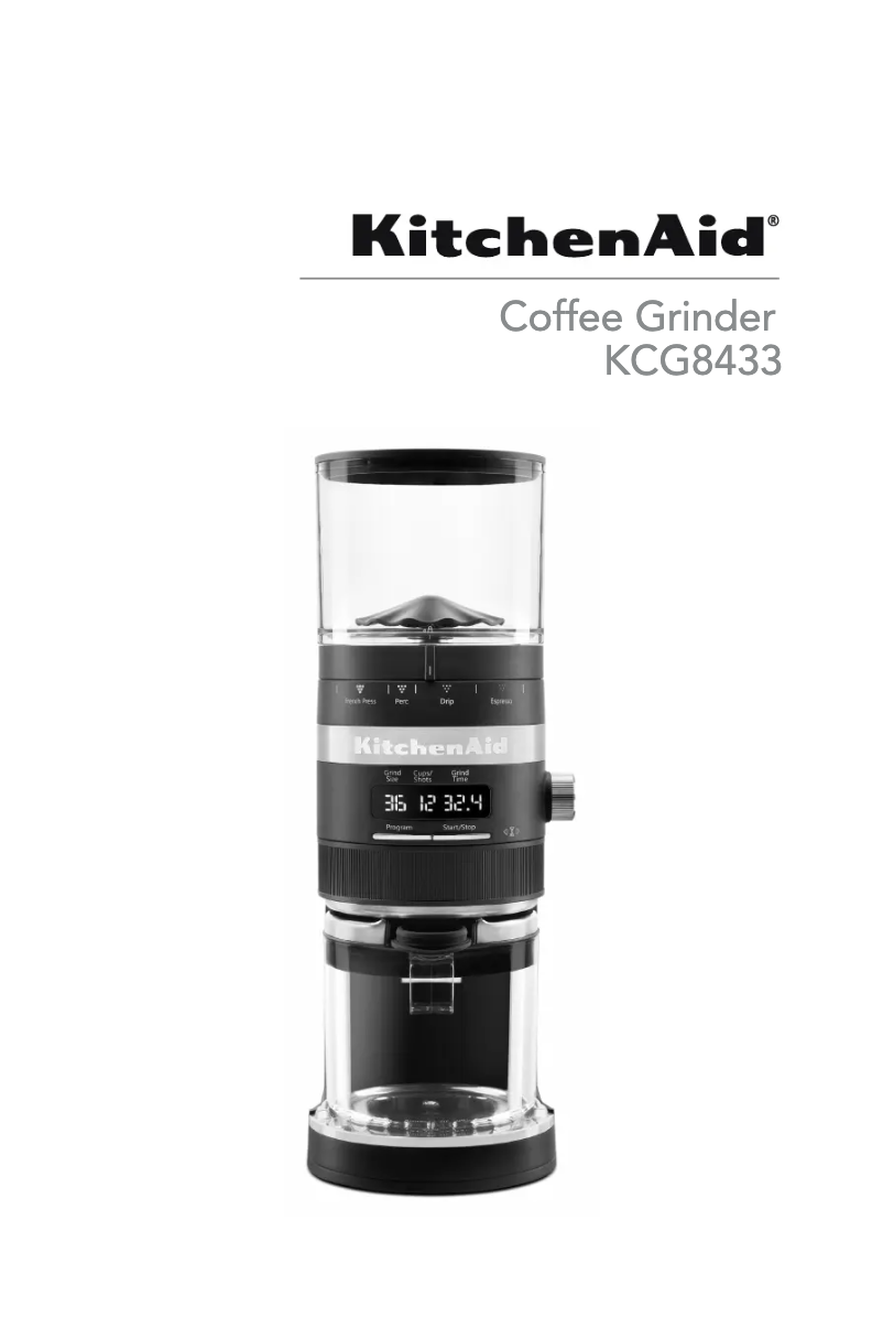 Page 1 de la notice Manuel utilisateur KitchenAid KCG8433