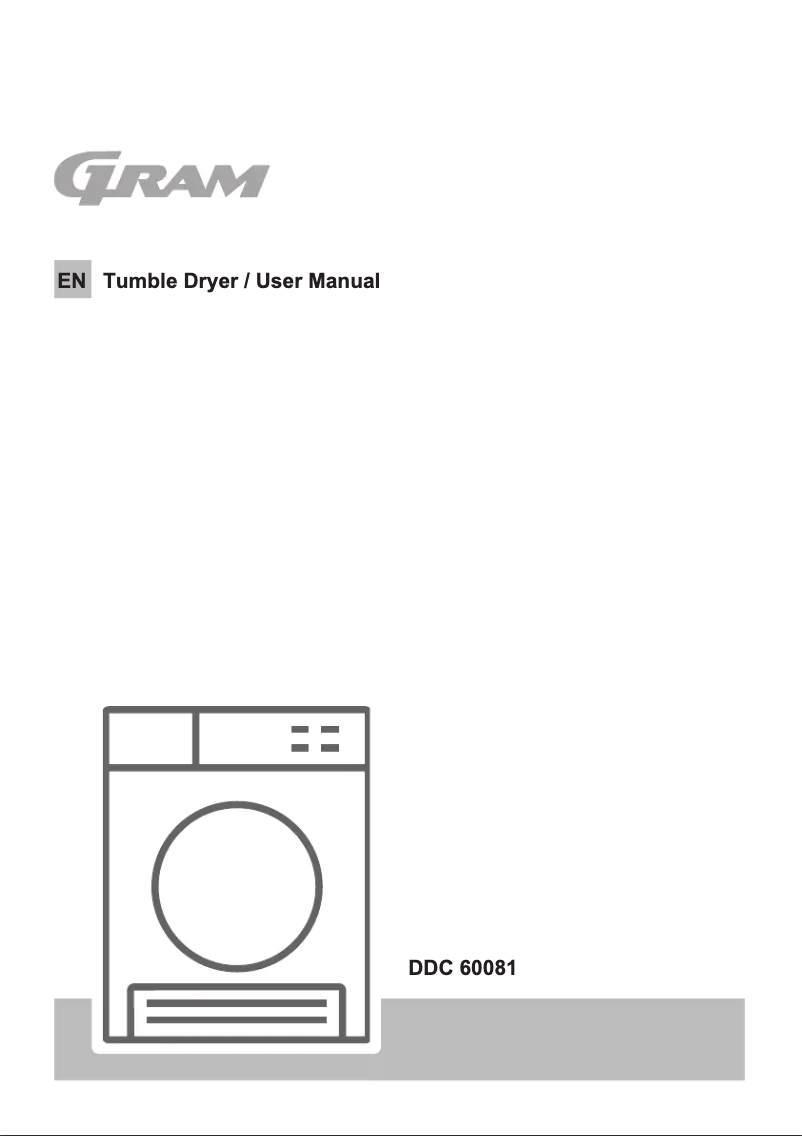 Page n°1 - Manuel utilisateur Gram DDC 60081