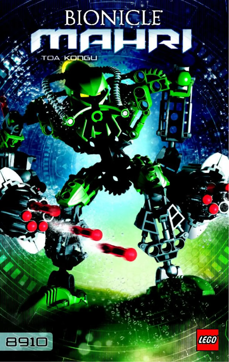Page n°1 - Manuel utilisateur Lego Bionicle 8910