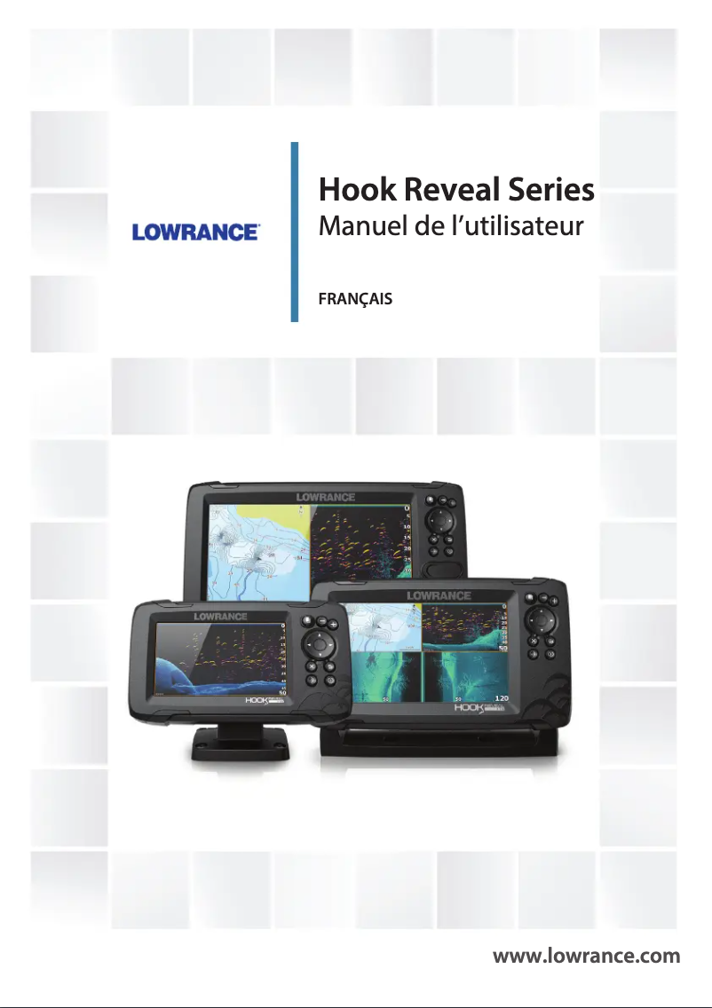 Page 1 de la notice Manuel utilisateur Lowrance HOOK Reveal 7x