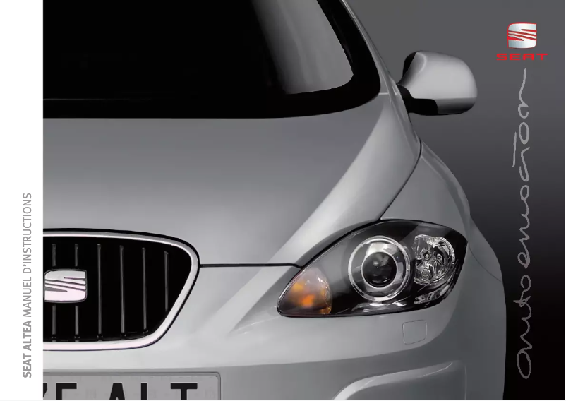 Page 1 de la notice Manuel utilisateur Seat Altea (2009)