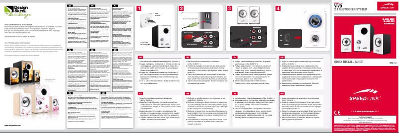 Page n°1 - Manuel utilisateur Speed-Link Vivo SL-8209-SWT