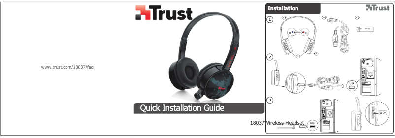 Page 1 de la notice Manuel utilisateur Trust GXT 20