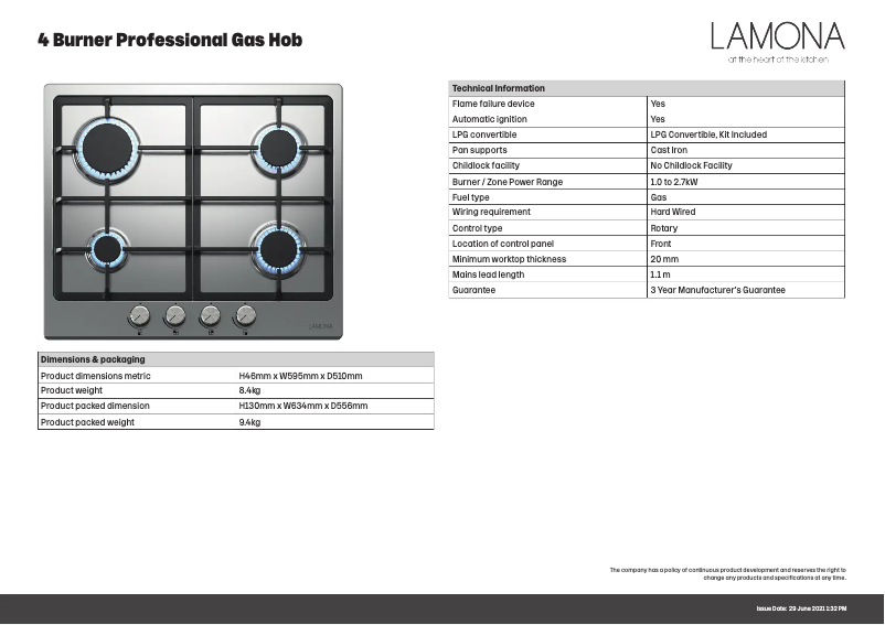 Image de la première page du manuel de l'appareil LAM1112