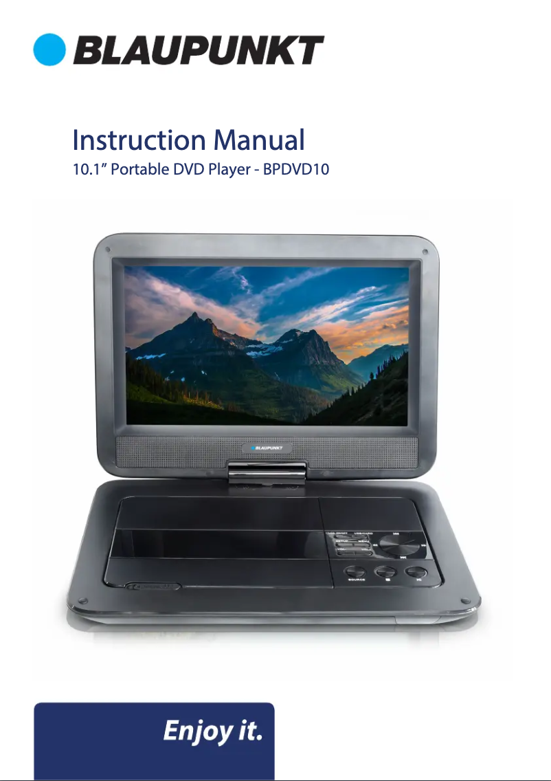 Image de la première page du manuel de l'appareil BPDVD10